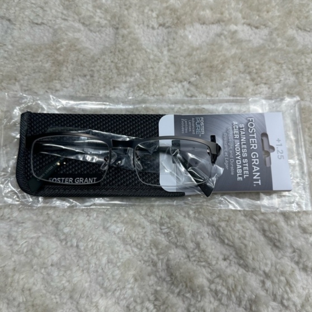 Foster Grant +1.25 Reading Glasses